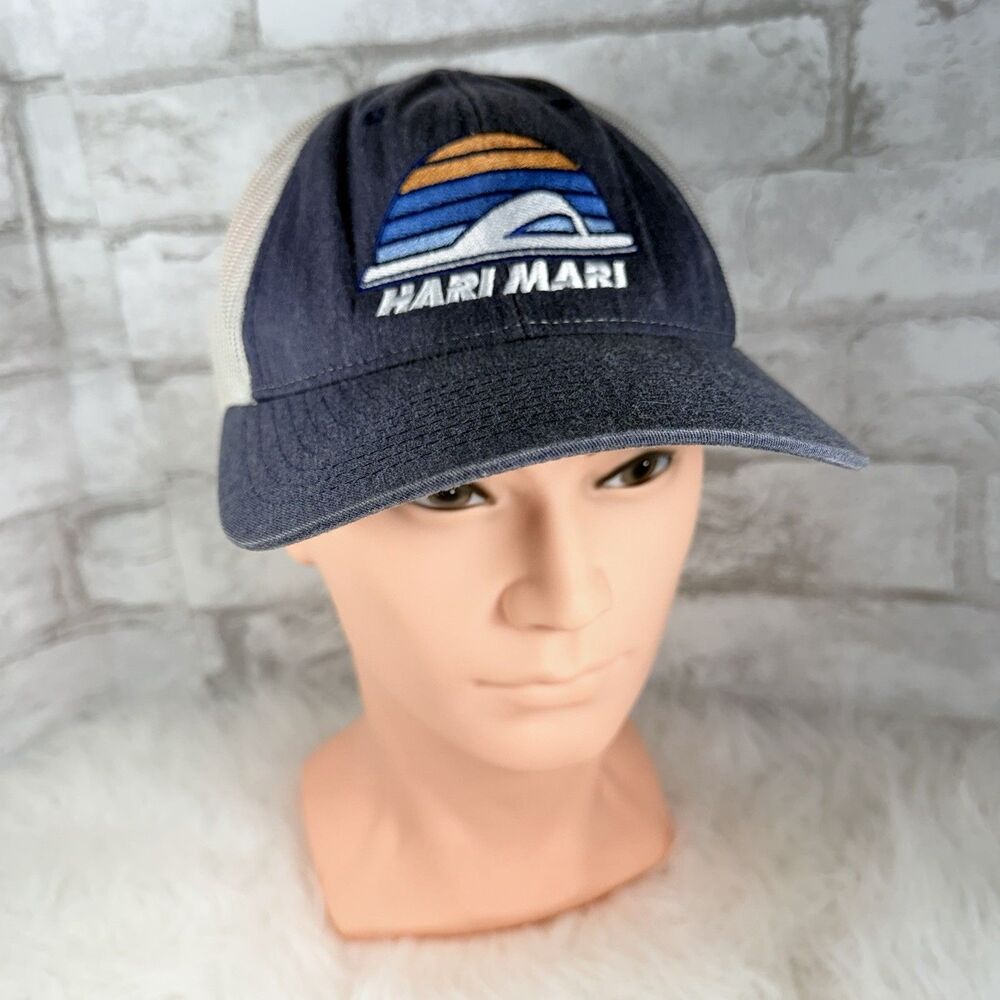 Hari Mari Richardson 112 Dark Blue Embroidered Mesh Trucker Snapback Cap